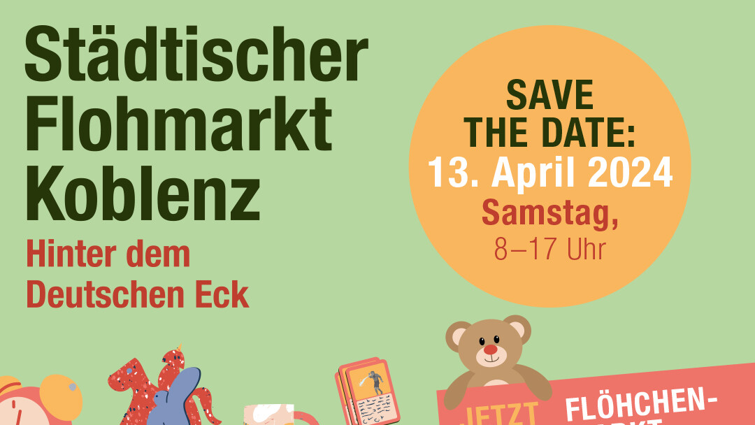 © Koblenz-Touristik GmbH Städtischer Flohmarkt Koblenz 2024 mit dem Flöhchenmarkt © Koblenz-Touristik GmbH